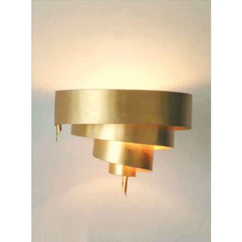 Wandleuchte Banderole Rechts Eisen Gold