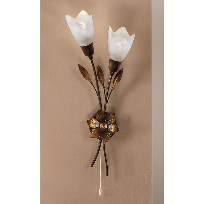 Campana Wandleuchte 2-flammig links 47cm
