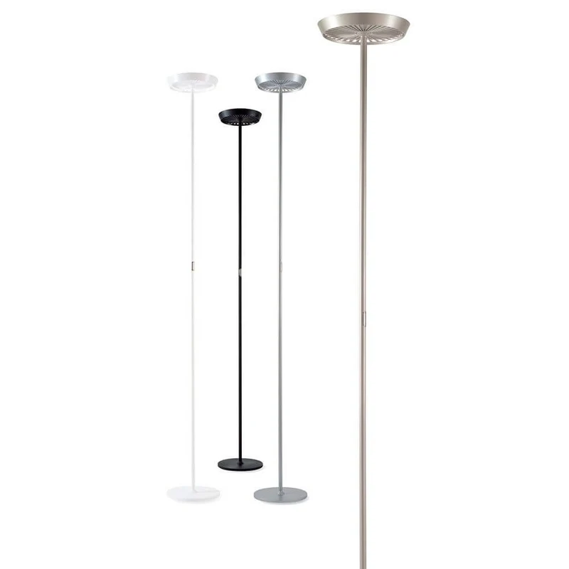 Rotaliana Prince LED-Stehleuchte 4850lm Dimmbar Silber