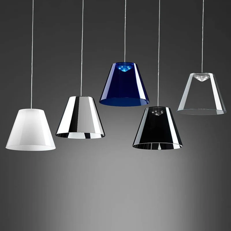 Rotaliana Dina LED-Pendelleuchte Ø 20cm Blau