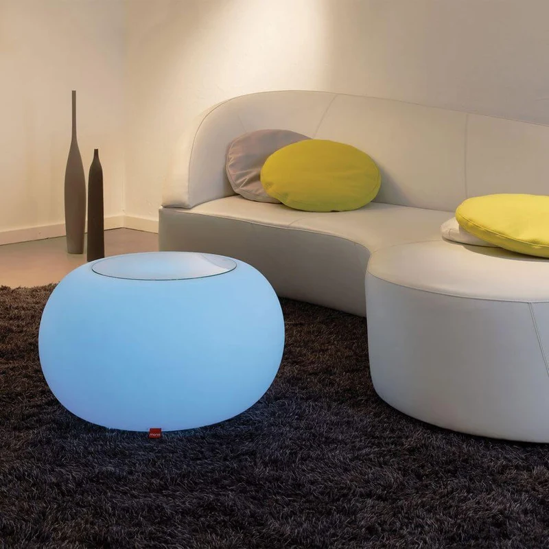 Moree Outdoor LED Tisch oder Hocker Bubble