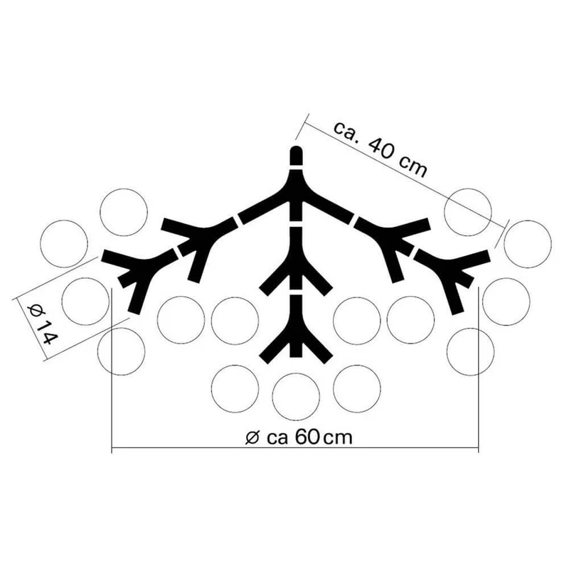 DNA Septo-15 Hängeleuchte Chrom