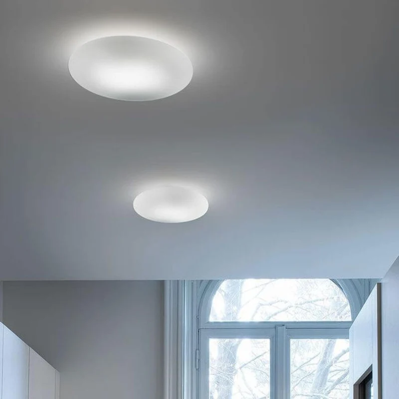 Panzeri Disco LED Glasleuchte für Wand oder Decke