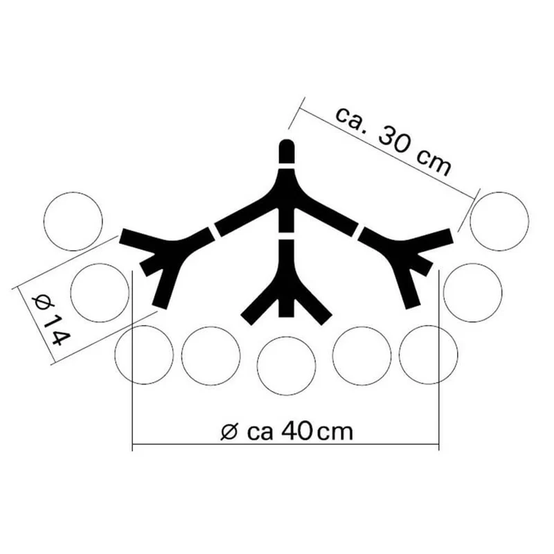 DNA Quattro-9.3 Pendellampe Weiß