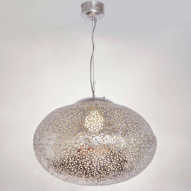 Hängeleuchte Utopistico Eisen Silber
