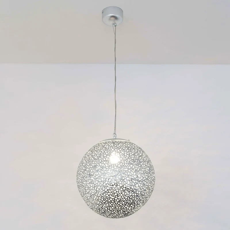 Hängeleuchte Utopistico Eisen Silber