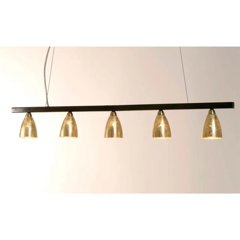 Esstischlampe Alice Trave 5-flammig Glas Weiß