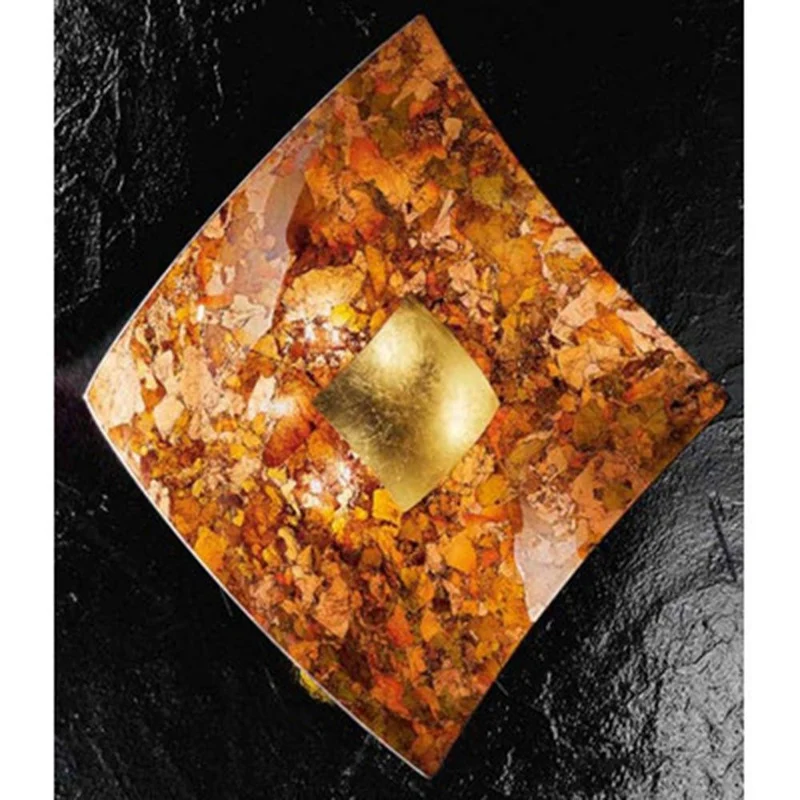 Quadrangolo Herbst Wand- & Deckenleuchte Glas 50cm