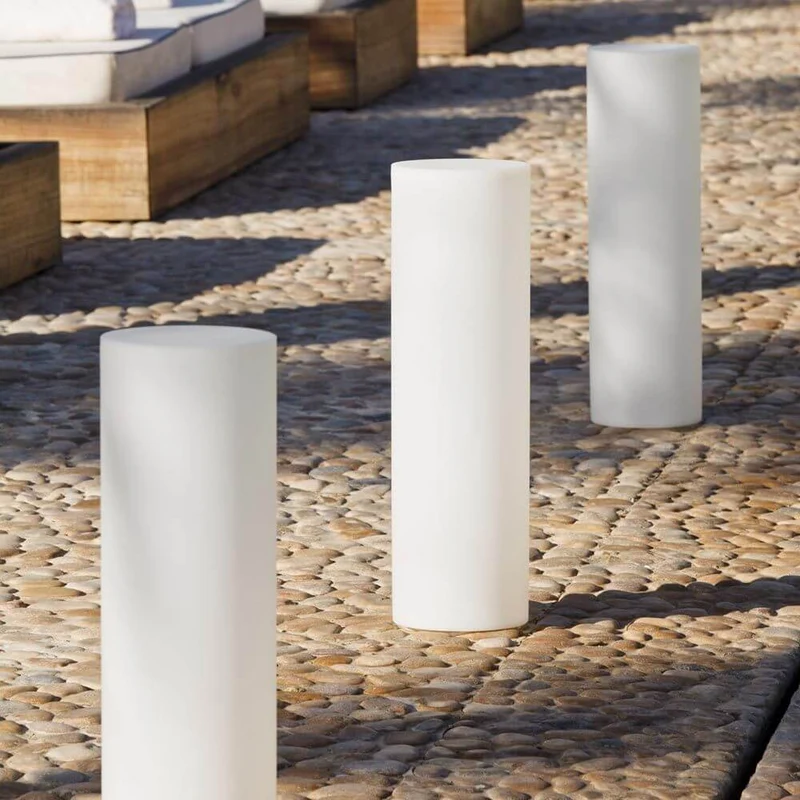 LED Außen-Dekolampe Tower 70cm Akkubetrieb mit App-Steuerung