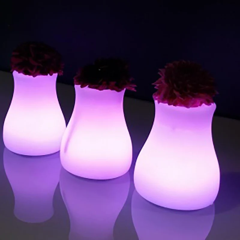 Akku LED-Tischvase Olio mit App-Steuerung