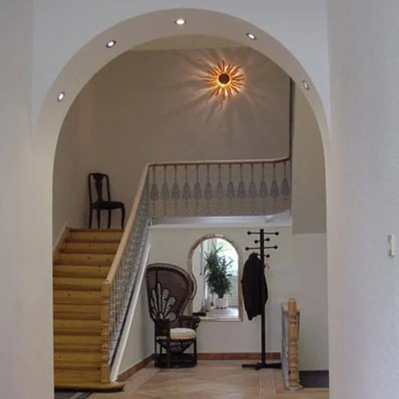 s.luce Diator XL handgeschmiedete Sonne Rost- & Goldfarben