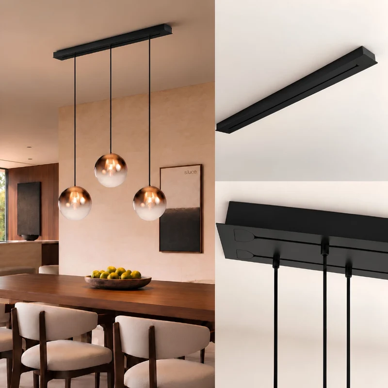 s.luce Modular Balken Baldachin mehrflammig Rechteckig