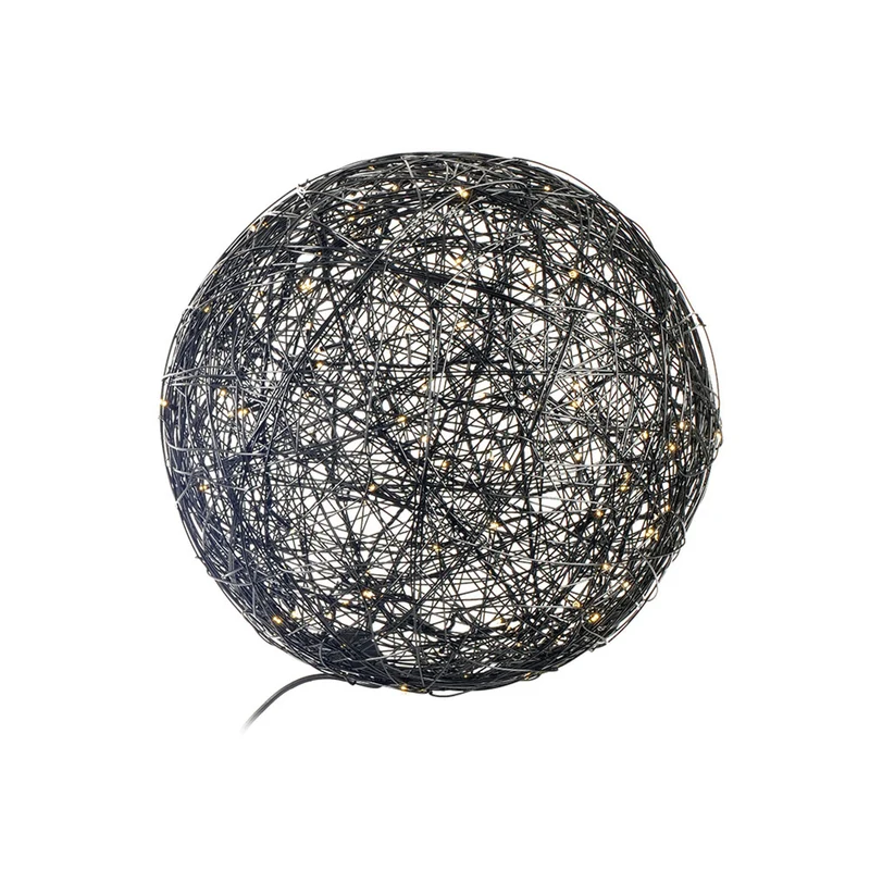 s.luce Mesh LED-Drahtkugel Innen & Außen Warmweiß