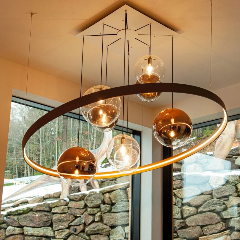 s.luce Modular 80 XL Mehrfach Hängeleuchten-Baldachin