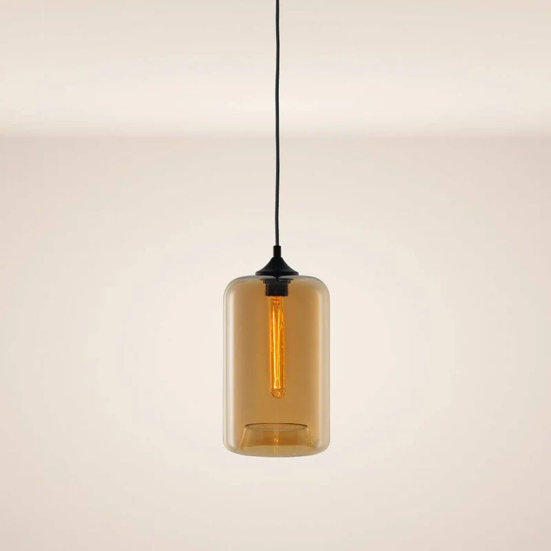 s.luce Cruet Glas-Pendelleuchte Up & Low 150cm