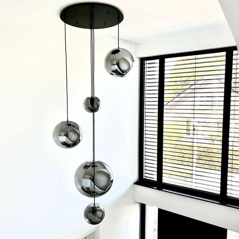 s.luce Orb Glaskugel Galerieleuchte 5m Abhängung