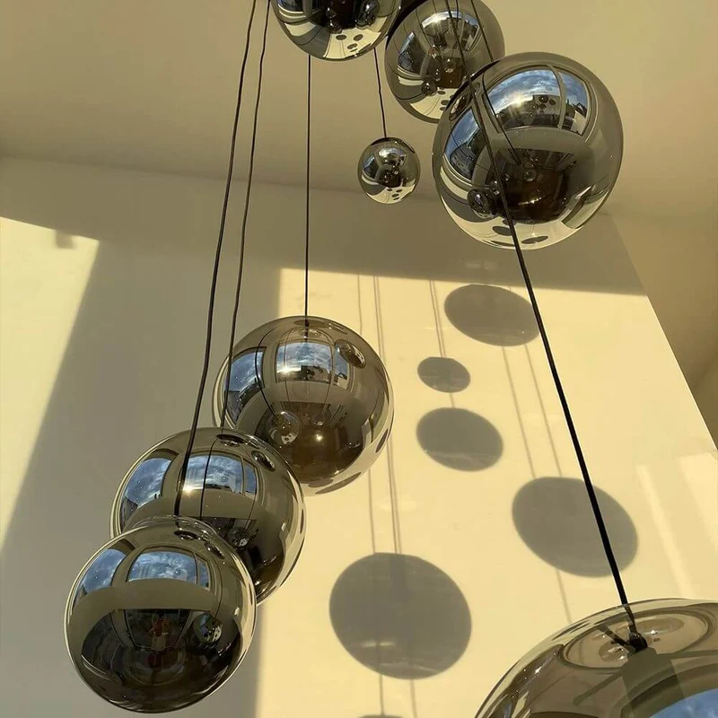 s.luce Orb Glaskugel Galerieleuchte 5m Abhängung